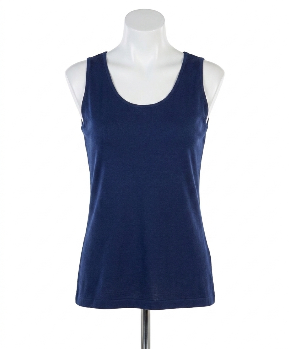 NEW ANGEL APPAREL knit tank in navy
